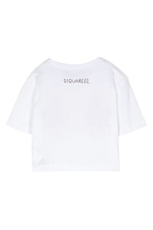 White cotton tshirt  DSQUARED KIDS | DQ1572D00MMDQ100